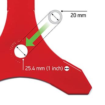 4 -zobu zāles asmens 230 (20mm/25.4mm)