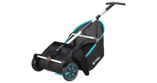 Manuālais lapu un zāles savācējs