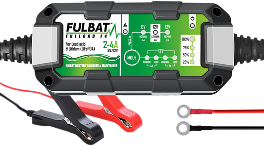 Fulload F4 lādētājs 6/12V 2-4A