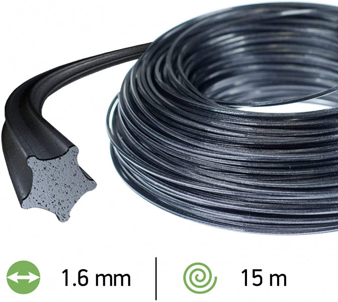 Trimmera aukla 1.6mm /15m Nylium Starline