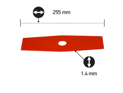 2 -zobu zāles asmens 255 (20mm/25.4mm)