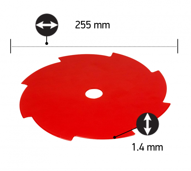 8 -zobu zāles asmens 255 (20mm/25.4mm)