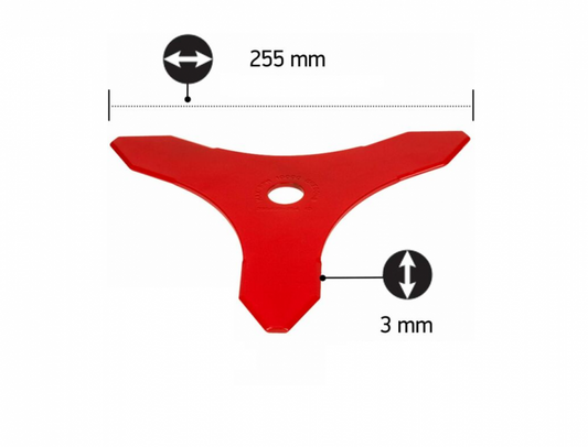 Zāles asmens trīsstūris 255-3 (20mm/25.4mm)