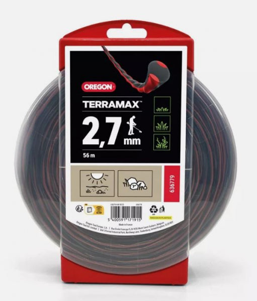 Trimmera aukla 2.7mm /56m Terramax