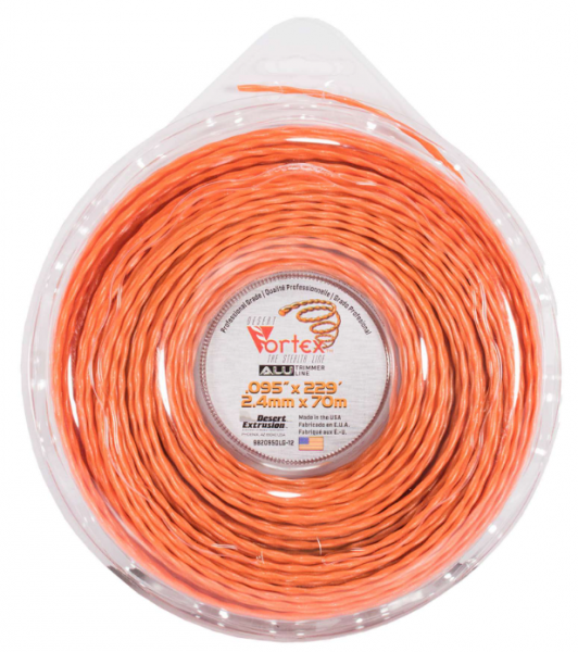 Stiprināta trimmera aukla VORTEX ( 2.4 mm / 70 m )