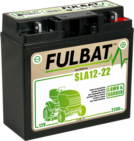 Akumulators zāliena traktoriem Fulbat SLA12-22, 12 V, 22 Ah, 210A
