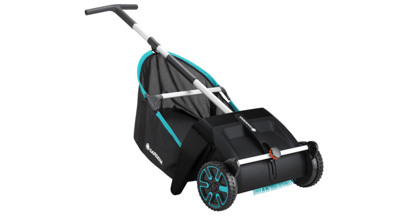 Manuālais lapu un zāles savācējs