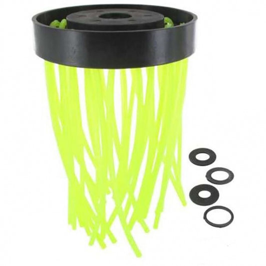 Trimmera spole bruģa tīrīšanai