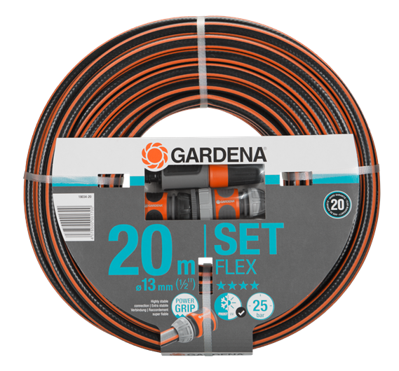 Comfort FLEX šļūtene 13 mm (1/2") komplekts