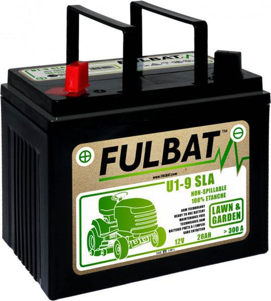 Akumulators zāliena traktoriem Fulbat U1-9 SLA, 12 V, 28 Ah, 300A - MD Tehnika