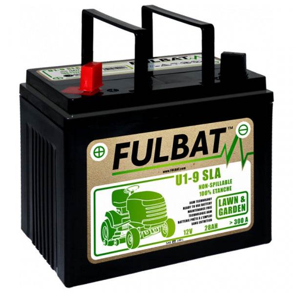 Akumulators zāliena traktoriem Fulbat U1-9 SLA, 12 V, 28 Ah, 300A - MD Tehnika