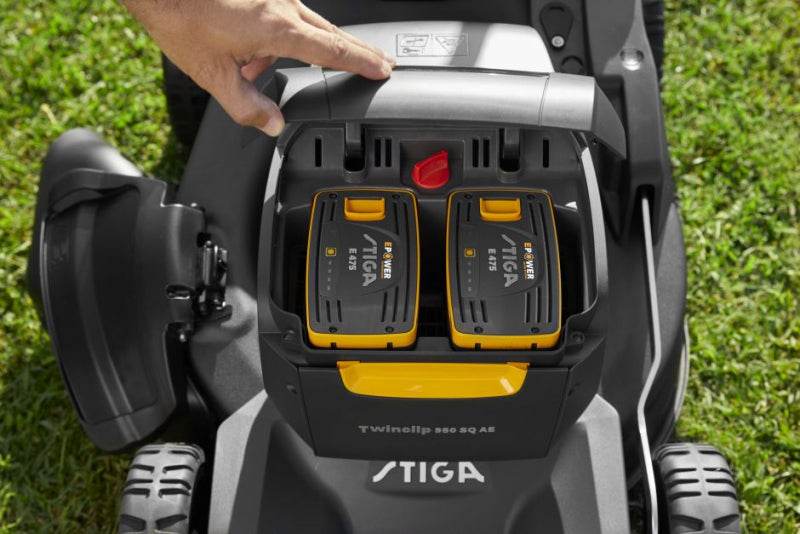 Zāles pļāvējs Stiga Twinclip 950 SQ AE Dual (bez akumulatora un lādētāja) - MD Tehnika